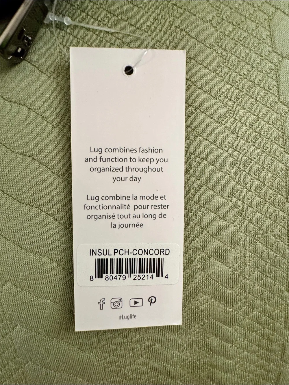 Lug Insulated Pouch in Concord Purple NWT’s